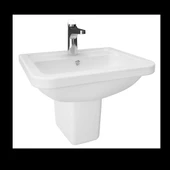 Creavit Ky045 Key Köşeli Yarım Ayak Lavabo 36*45 Cm thumbnail 1
