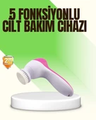 5 in 1 Elektrikli Yüz Temizleme ve Masaj Cihazı thumbnail 1