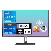 EXA C54 i5-14400 48GB 4TB SSD 23.8" FHD Windows 11 Pro All In One Pc X24S 036 - 1