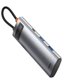 BASEUS Metal Gleam Series 7 in 1 Multifonksiyonel Type-C Hub Adaptör Docking Station WKWG020113 - 4
