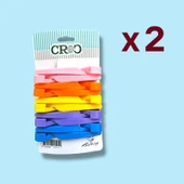 Croc Plastik Saç Pensi 2 x 10lu - Profesyonel - Kuaför tipi, Ergonomik, Pratik thumbnail 1