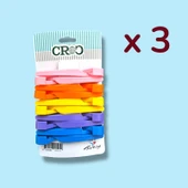 Croc Plastik Saç Pensi 3 x 10lu - Profesyonel - Kuaför tipi, Ergonomik, Pratik thumbnail 1