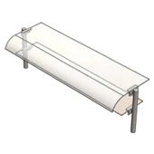 Öztiryakiler Servis Rafı, Çift Sıralı, 150x30 Cm - 1