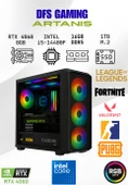 DFS Gaming ARTANIS INTEL i5 14400F-H610M-RTX 4060-16GB DDR5 RAM-1TB M.2 SSD-OYUNCU BİLGİSAYARI thumbnail 1