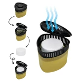 Sarı, Limon Kokulu Üçgen Nem Alıcı Aparat - Koku ve Rutubet Giderici 500Gr thumbnail 1