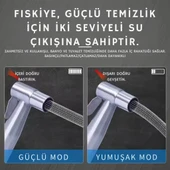 Polham Paslanmaz Çelik Spiral Hortumlu Musluk Çoğaltıcı Tüm Musluklara Uyumlu, Banyo, Tuvalet, Musluk Çoğaltıcı - 4