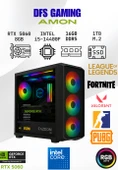 DFS Gaming AMON INTEL i5 14400F-H610M-RTX 5060-16GB DDR5 RAM-1TB M.2 SSD-OYUNCU BİLGİSAYARI thumbnail 1