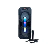 1702 Taşınabilir Bluetooth Mikrofonlu Rgb Işıklı 8x2 Inç Hoparlör Fm Radyo USB Tf Kart - 1