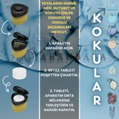 Sarı, Limon Kokulu Üçgen Nem Alıcı Aparat - Koku ve Rutubet Giderici 500Gr thumbnail 3