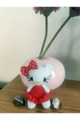 AtaRoots Sevimli Kedi Figürü kırmızı - 5