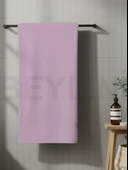 Beylini Banyo Havlu Takımı Yüksek Emici Yumuşak Banyo Hamam Vücut Plaj Havuz Sahil Havlusu Çeyizlik  Mor 70x140cm - 4
