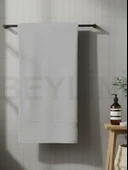 Beylini Banyo Havlu Takımı Yüksek Emici Yumuşak Banyo Hamam Vücut Plaj Havuz Sahil Havlusu Çeyizlik Gri 70x140cm - 3