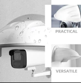 Güvenlik Kamerası ve Kapı Zili Yağmur Güneş Koruyucu Gölgelik Siper Koruyucu Plastik Kılıf Siperlik thumbnail 2