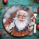 Keramika Keraart Noel Baba Servis Tabağı 26 Cm - 17979 - 1