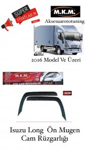 ISUZU LONG 2015 VE ÜZERİ MODEL 4LÜ MUGEN CAM RÜZGARLIĞI thumbnail 1