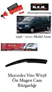 MERCEDES VİTO W638 1996-2000 MODEL ON MUGEN CAM RÜZGARLIĞI thumbnail 1