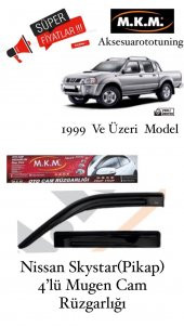 NISSAN SKYSTAR(PİKAP) 1999 VE ÜZERİ MODEL 4LÜ CAM RÜZGARLIGI - 1
