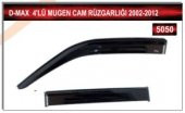 ISUZU D-MAX 2002-2012 MODEL 4LÜ MUGEN CAM RÜZGARLIĞI - 2