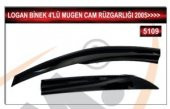 DACIA LOGAN BİNEK 2005 VE ÜZERİ MODEL 4LÜ MUGEN CAM RÜZGARLIĞI - 2