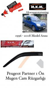 PEUGEOT PARTNER 1 1996-2008 MODEL ÖN MUGEN CAM RÜZGARLIĞI - 1