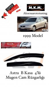 OPEL ASTRA B KASA 1999 MODEL 4LÜ MUGEN CAM RÜZGARLIĞI - 1