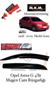 OPEL ASTRA G 1998-2009 MODEL 4LÜ MUGEN CAM RÜZGARLIĞI thumbnail 1