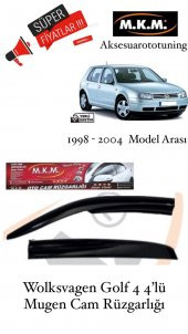 WOLKSVAGEN GOLF 4 1998 - 2004 MODEL 4LÜ MUGEN CAM RÜZGARLIĞI - 1