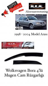 WOLKSVAGEN BORA 1998 - 2004 MODEL 4LÜ MUGEN CAM RÜZGARLIĞI - 1