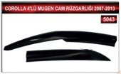 TOYOTA COROLLA 2007-2013 MODEL ARASI 4LÜ MUGEN CAM RÜZGARLIĞI thumbnail 2