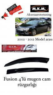 FUSİON 2002-2012 MODEL ARASI 4LÜ MUGEN CAM RÜZGARLIGI - 1