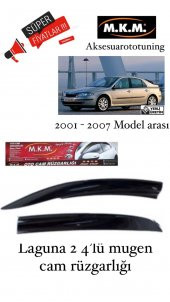 LAGUNA 2 2001-2007 MODEL ARASI 4LÜ MUGEN CAM RÜZGARLIGI - 1