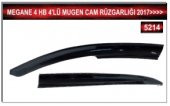 MEGANE 4 HATCHBACK 2017 VE ÜZERİ MODEL 4LÜ MUGEN CAM RÜZGARLIGI thumbnail 2