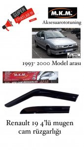 RENAULT 19 1993 - 2000 MODEL ARASI 4LÜ MUGEN CAM RÜZGARLIGI thumbnail 1