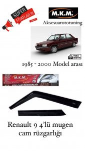 RENAULT 9 1985 - 2000 MODEL ARASI 4LÜ MUGEN CAM RÜZGARLIGI thumbnail 1