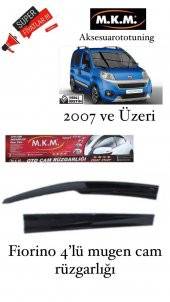 FİORINO 2007 VE ÜZERİ 4LÜ MUGEN CAM RUZGARLIGI - 1