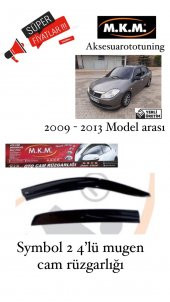 SYMBOL 2 2009 - 2013 MODEL ARASI 4LÜ MUGEN CAM RÜZGARLIGI - 1
