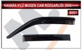 NİSSAN NAVARA 2006 VE ÜZERİ MODEL 4LÜ MUGEN CAM RÜZGARLIĞI - 2