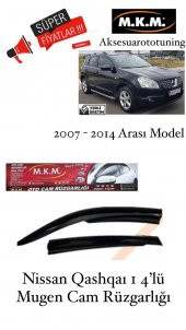 NİSSAN QASHQAI 1 2007-2014 MODEL 4LÜ MUGEN CAM RÜZGARLIĞI - 1