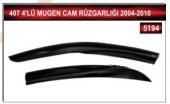 PEUGEOT 407 2004-2010 MODEL 4LÜ MUGEN CAM RÜZGARLIĞI - 2
