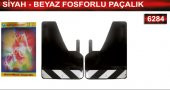 Siyah-Beyaz Fosforlu Paçalık Çamurluk Tozluk - 1