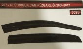 Peugeot 207 4lü Mugen Cam Rüzgarlık Seti - 1