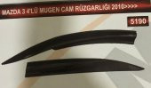 Mazda 3 4lü Mugen Cam Rüzgarlık Seti - 1