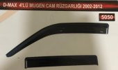 Isuzu D-Max 4lü Mugen Cam Rüzgarlık Seti thumbnail 1