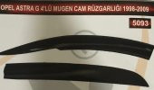 Opel Astra G 4lü Mugen Cam Rüzgarlık Seti thumbnail 2