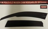 Volkswagen Polo 4lü Mugen Cam Rüzgarlık Seti - 2