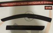 Ford Tourneo Courier 4lü Mugen Cam Rüzgarlık Seti - 2