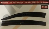 Megane 3 HB 4lü Mugen Cam Rüzgarlık Seti thumbnail 2