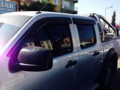 Nissan Navara 4lü Mugen Cam Rüzgarlık Seti - 3