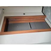 3450 Ahşap Kaplama Çelik Kapı, Tirnakli Sistem Çelik Kapi, Antrasit Düz Model Daire Kapısı - 7