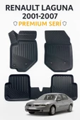 Black Gold Renault Laguna 2001–2007 Uyumlu 3D Kauçuk Oto Paspas – Premium Seri thumbnail 1